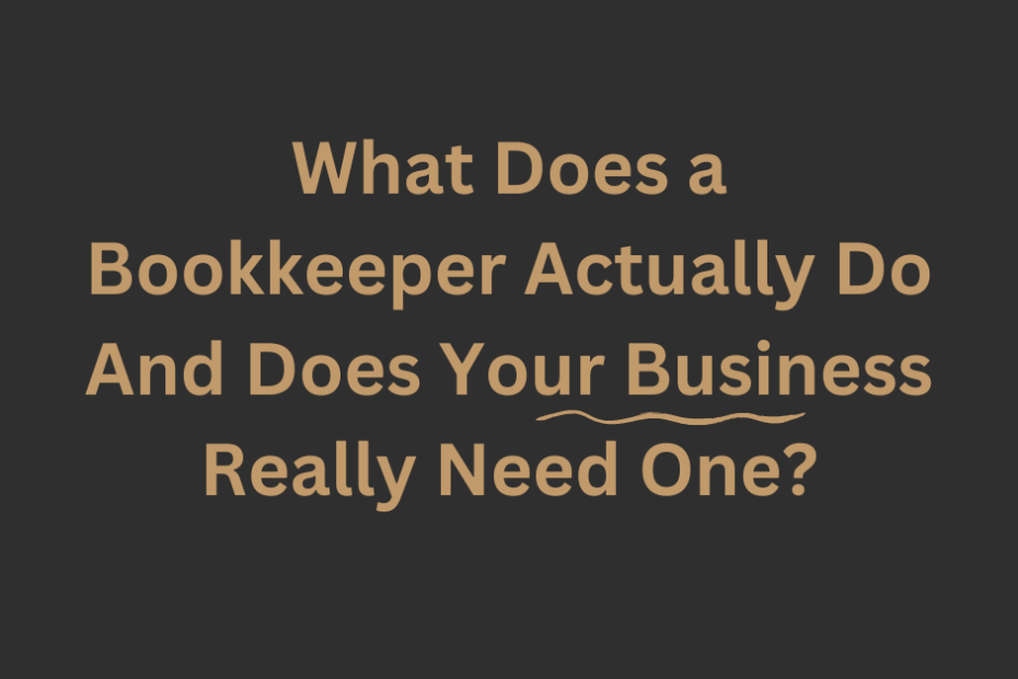 Sharply bookkeeping. Jenn Dobert. What does a bookkeeper do?